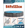 Бассейн каркасный 549х122см Intex 26744