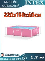 Бассейн каркасный 220х150х60см Intex 28266