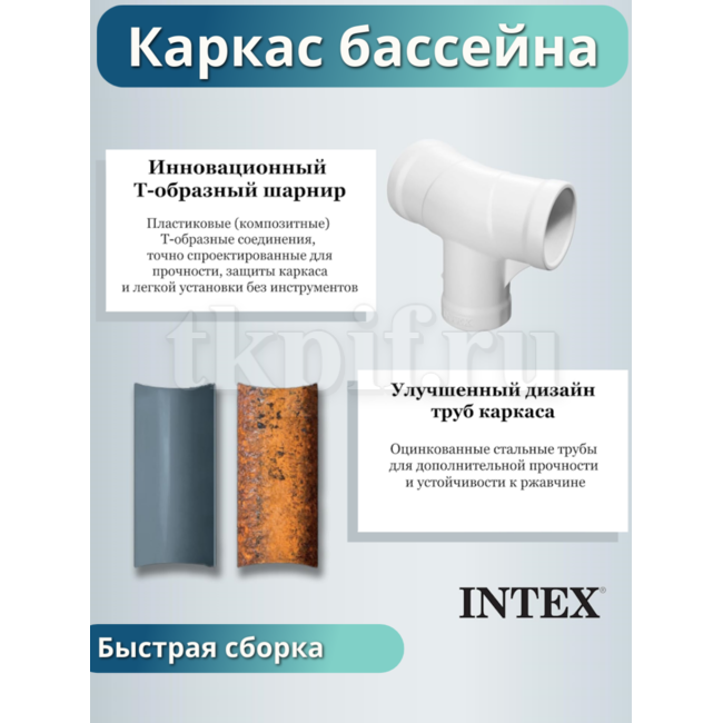 Бассейн каркасный 305х76см Intex 28200
